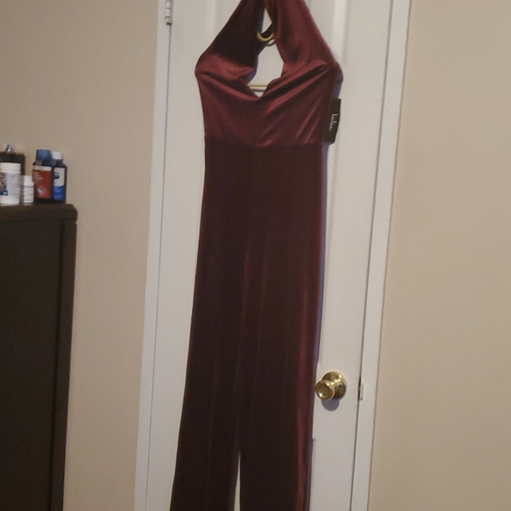 Velvet jumpsuit